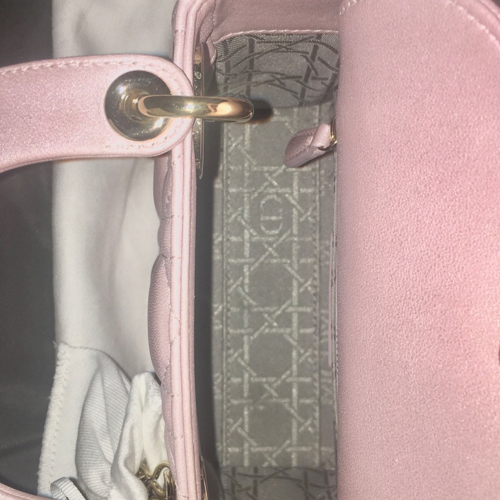 Christian Dior Mini Lady Dior (Lotus Pearl) - Picture 4 of 6